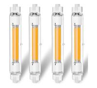 Hsientpe Ampoule R7S LED 118mm Dimmable,Ampoules LED 118mm 30W Équivalent Ampoule Halogène J118 300W,Blanc Froid 6000K,3000LM Pas de Scintillement,Éclairage à Faisceau 360 °,AC 220-240V,Lot de 4