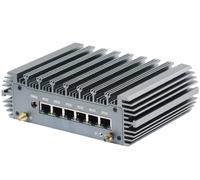HSIPC 11th Gen i5 1135G7 Firewall Micro Appliance, Mini PC, Nano PC, Router PC(16G 250G) with 6 RJ45, AES-NI, 2.5GBE,HDMI USB3.0 COM