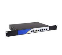 HSIPC Rackmount 1U N100 Quad Core Firewall Micro Appliance, Industrial PC, Sever, Routeur avec 16G RAM 256G SSD, 6 RJ45 i226-V 2500M Port AES-NI Compatible avec pfsense opnsense...