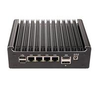 HSIPC Twin Lake N150 Firewall Micro Appliance, Mini PC, routeur souple avec 16 Go de RAM 256 Go SSD, 4 ports i226-V RJ45 AES-NI