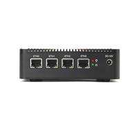 HSIPC U J4125 Quad Core Firewall Micro Appliance, Mini PC, Nano PC, Router PC with 8G RAM 128G SSD, 4 RJ45 2.5GBE Port AES-NI Compatible with pfsense opnsense...