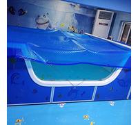 HSIRYAOHD Bâche de piscine rectangulaire avec œillets, film d'isolation thermique à bulles solaires, protection anti-poussière et imperméable pour piscines (taille : 3 m x 4 m)