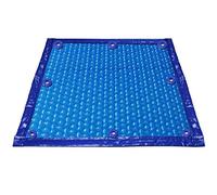 HSIRYAOHD Bâche solaire rectangulaire avec œillets, 400 µm d'épaisseur, couverture flottante thermique à bulles pour piscine hors sol (taille : 4 m x 7 m)