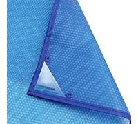 HSIRYAOHD Bâche solaire rectangulaire pour piscine hors sol avec œillets, 400 µm d'épaisseur, couvertures chauffantes à bulles pour l'été et l'hiver (taille : 2 m x 7 m)