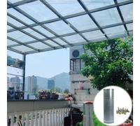 HSIRYAOHD Feuille de toiture en polycarbonate, panneau en fibre de verre de 0,8 mm, facile à couper, imperméable et résistant aux UV, pour serre, auvent, abri d'auto, revêtement de cadre froid, avec