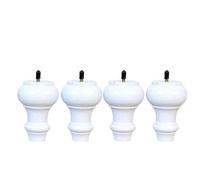 HSIRYAOHD Lot de 4 pieds de canapé en bois massif - Pieds de rechange pour meubles de commode, canapé, armoire et canapé (15 m, M10)