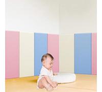 HSIRYAOHD Rembourrage mural rembourré anti-collision pour enfants - 30 x 60 cm - Autocollants muraux 3D pour chambre d'autisme - Décollez et collez - Vert