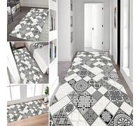 HSIRYAOHD Tapis de couloir étroit - Antidérapant et lavable pour chambre à coucher, cuisine, couloir, buanderie - 100 cm, 2 m, 300 cm, 4 m, 5 m, 6 m - Long tapis découpable (70 x 250 cm)