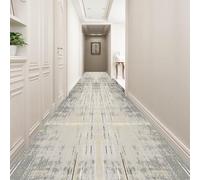 HSIRYAOHD Tapis de couloir extra long 1 m, 1,5 m, 2 m, 2,5 m, 3 m, 3,5 m, 4 m, 4,5 m, 5 m, 5,5 m, 6 m, pour couloir, entrée, allée, cuisine, tapis de sol lavable et antidérapant (80 x 400 cm)