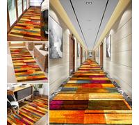 HSIRYAOHD Tapis de couloir moderne, tapis étroit lavable avec revers en caoutchouc PVC, paillasson de cuisine, buanderie et entrée, résistant aux taches et à l'eau (taille : 60 × 400 cm)