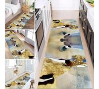 HSIRYAOHD Tapis de sol de cuisine avec envers antidérapant 100 cm, 1,5 m, 2 m, 250 cm, 300 cm, 600 cm, tapis de couloir étroit découpable, lavable en machine (taille : 80 × 100 cm)