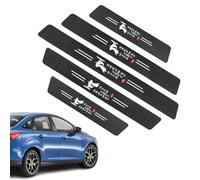 HSIXHAF Protecteur de Seuil de Porte,5 Pcs Fibre Carbone Bande de Protection de Pare-Chocs ArrièRe Film,Anti-Rayures Voiture Universelle, Modèle de Style Chinois