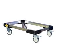 HSJCZMD Chariot à Dolly, Camion de Transport en Alliage d'aluminium de 200 kg, en Mouvement Dolly Suit 610x410 Euro Conteneurs, Skate de Roue Super silencieuse,C