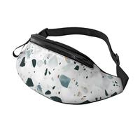 HSJFS Sac à bandoulière de sport imprimé avec motif de basket-ball coloré, Terrazzo Marbre Pastel, Taille unique