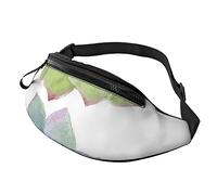 HSJFS Sac banane de sport imprimé cockpit avion, sac de poitrine décontracté, Cactus succulents, Taille unique