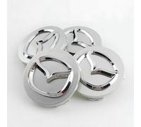 HSJKU 4 Pièces Auto Cache Moyeux pour Mazda MX-5 III Roadster, Bouchon de Jante Cache Moyeu Centre Roue Enjoliveurs Centre Jante Capuchons,B-56mm