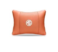 HSJKU Coussins D'appui-tête de Voiture pour MG ZS Exclusive 2017-2020, Tete Voiture Oiture Oreiller de Voyage Confort Cervical Réglable Cadeau,Orange- One Lumbar Support
