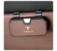 HSJKU Étui à Lunettes de Soleil Voiture pour Tesla Model S 2021 2022 2023 2024 2025, Porte Lunettes pour Pare Soleil Voitures, Accessoires Interieur