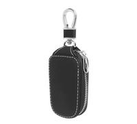 HSJKU Pochette Porte Clef pour Ford Puma St Line X 2020-2023 2024, Étui Porte-clés Voiture Etuis Porte-Clé Cuir avec Cadeau pour Automobiliste,Black
