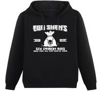 Hsjw Egg Shens Bag Big Trouble in Little China Hoody Hoodies Pullover Long Sleeve Sweatshirts Black 3XL
