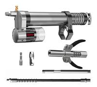 HSJYFSH Adaptateur pour pistolet à graisse - Convertit les outils pneumatiques, les perceuses sans fil et les visseuses à percussion en pistolet à graisse électrique, tête de pistolet de conversion