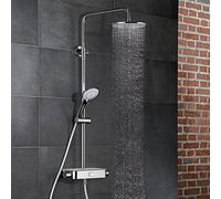 HSK AquaSwitch RS 200 Colonne de douche en applique avec mitigeur thermostatique, 1001900-07,