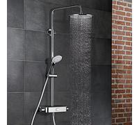 HSK AquaSwitch RS 200 Colonne de douche en applique avec mitigeur thermostatique, 1001900-KB4-08,