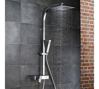 HSK AquaSwitch RS 500 Colonne de douche en applique avec mitigeur monocommande, 1001840-08,