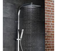 HSK AquaSwitch RS 500 Colonne de douche en applique avec mitigeur thermostatique, 1001940-07,