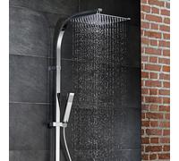 HSK AquaSwitch RS 500 Colonne de douche en applique avec mitigeur thermostatique, 1001940-KB17-08,