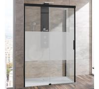 HSK Atelier Plan Porte coulissante avec élément fixe et paroi latérale, 17408100-68-1000#LiRe,