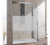 HSK Atelier Plan Porte coulissante avec élément fixe et paroi latérale, 17408140-41-100#LiRe,