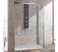 HSK Atelier Plan Porte coulissante avec élément fixe et paroi latérale, 17408140-41-500#LiRe,