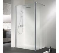 HSK Easy Walk In Panneau latéral avec élément pivotant 1271400, 140(c) x 35(b)cm, butée gauche, 1271400-L-01-50edelglas, Cabines de douche: Alu-argent mat : ESG clair avec verre noble
