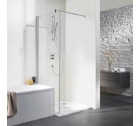 HSK Exklusiv panneau latéral pivotant pour porte tournante, dimensions : 80 x 200 cm, butée : droite/gauche (rotative), 432080-ST-50, Cabines de douche: Couleurs standard : transparent ESG