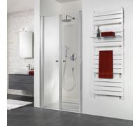 HSK Exklusiv porte battante pour niche, dimensions : 90 x 200 cm, 411090-01-50, Cabines de douche: Alu-argent mat : ESG clair