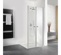 HSK Exklusiv porte battante pour panneau latéral, dimensions : 80 x 200 cm, butée à droite, 410080-R-ST-50, Cabines de douche: Couleurs standard : transparent ESG