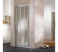 HSK Favorit porte coulissante 3 vantaux, dimensions : 90 x 185 cm, 100090-01-50, Cabines de douche: Alu-argent mat : ESG clair