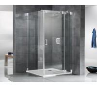 HSK K2 Porte battante sur paroi latérale, K2.23, dimensions : jusquà 100,0 x 200,0 cm, butée à droite, K2.23-R-41-120, Cabines de douche: Aspect chromé : Verre véritable TwinSeal