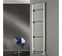 HSK Line Round Sèche-serviettes, fonctionnement mixte ou à eau chaude, 825122-25,