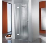 HSK Premium Classic porte battante pour niche, dimensions : 120 x 200 cm, charnières à gauche, 6010120-L-41-50edelglas, Cabines de douche: Aspect chromé : ESG clair avec verre précieux