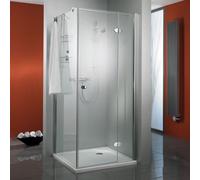 HSK Premium Classic porte battante pour panneau latéral, dimensions : 120 x 200 cm, charnière à droite, 600120-R-41-50edelglas, Cabines de douche: Aspect chromé : ESG clair avec verre précieux