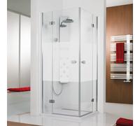 HSK Premium Softcube Porte pivotante, avec élément fixe, pour accès d'angle, 6820030-41-100#200,