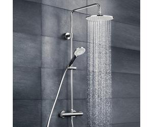 HSK RS 100 Colonne de douche en applique avec mitigeur thermostatique, 1003600,
