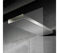 HSK Traverse de pluie LAVIDA pour porte-verre WALK IN, 190000640, Exécution: Aspect acier inoxydable