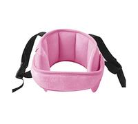 HSKB Réglable pour enfants Sommeil Cale-têtes, Siège enfant Fixation tête bande de siège de voiture Somnifère appuie-tête Porte-Protecteur Ceinture Bébé Oreiller de Sommeil Fixe (Rose)