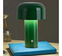 HSKJTT Lampe De Table Champignon sans Fil, Lampe De Bureau LED À Intensité Variable Veilleuse Rechargeable par USB Lampes De Chevet,Green