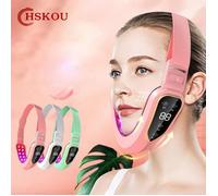 Hskou ? Appareil De Lifting Du Visage À Led, Thérapie Photonique - Rose