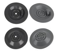 HSKRKOW 4 Pièces Ensemble De Plateaux De Nettoyage Pour Machine À Expresso, Disque De Nettoyage 54 Mm Pour Filtre Porte-Filtre Compatible Avec Les Machines À Expresso Breville/Gastroback/Sage(2Forme)