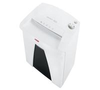 HSM Destructeur de documents SECURIO B24 sécurité P-2 25-27 feuilles (coupe en bandes 5,8 mm) Blanc